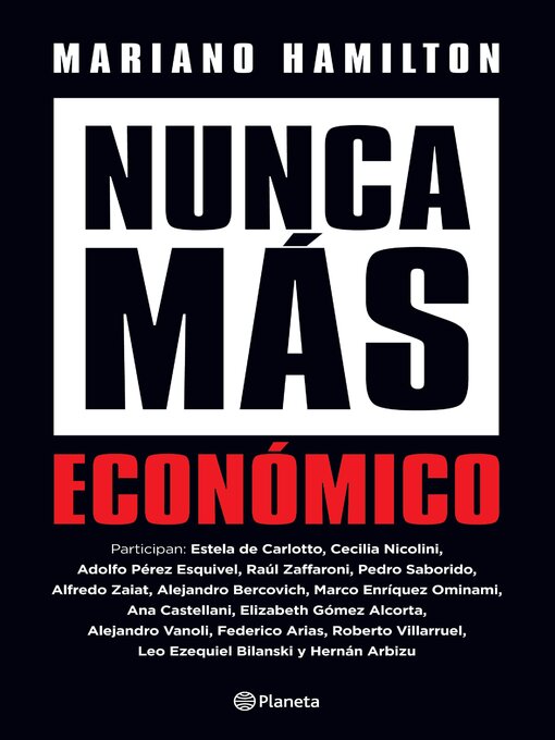 Title details for Nunca más económico by Mariano Hamilton - Wait list